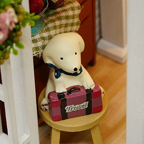 Miniature Dollhouse - DIY 2 LED Lights 21 x 12.5 x 14.5cm