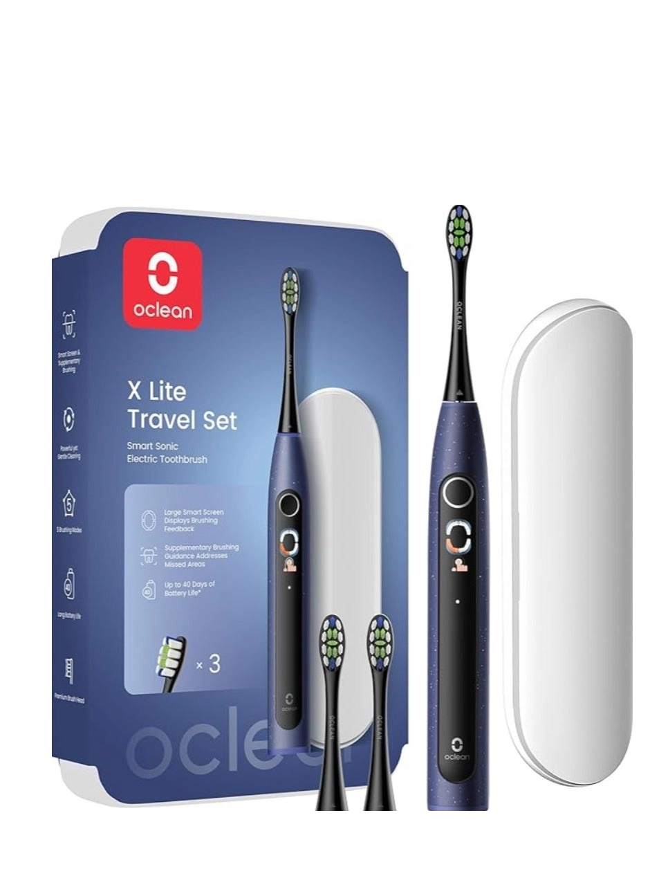 Oclean X Lite - Grey Travel Case 3 Brush Heads