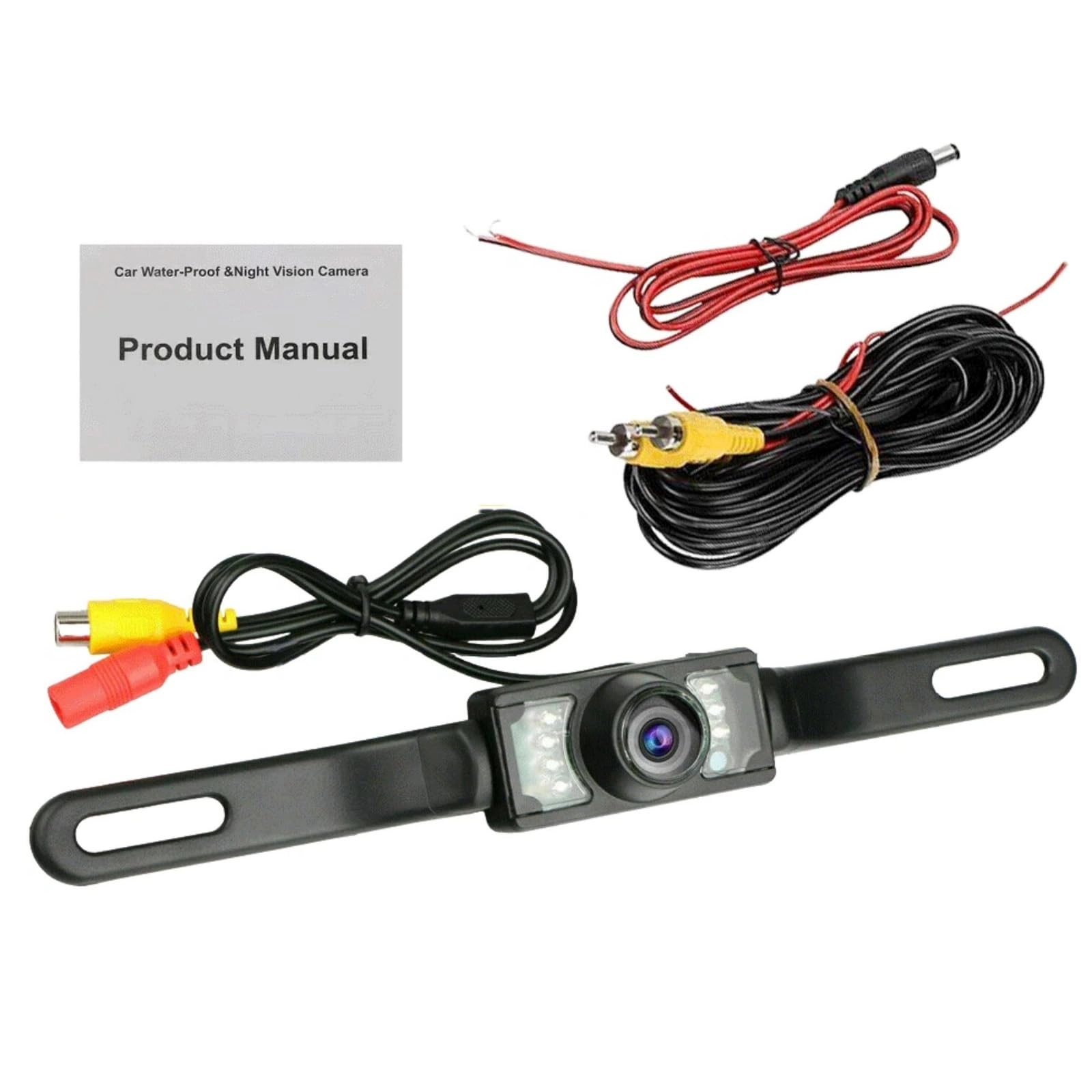 NATEFEMIN Car Reversing Camera - Night Vision HD 720P