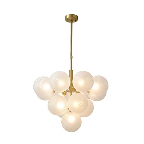 G9 Creative Bubble Globe Chandelier - 13 heads Smoky gray