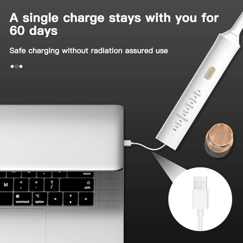 Electric Toothbrush - 5 Brush Heads 6 Cleaning Modes IPX7 Waterproof