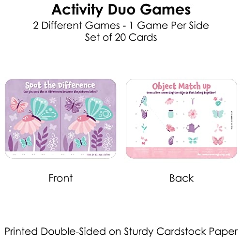 Beautiful Butterfly Activity Duo Games - English Kid 20 piece(s)