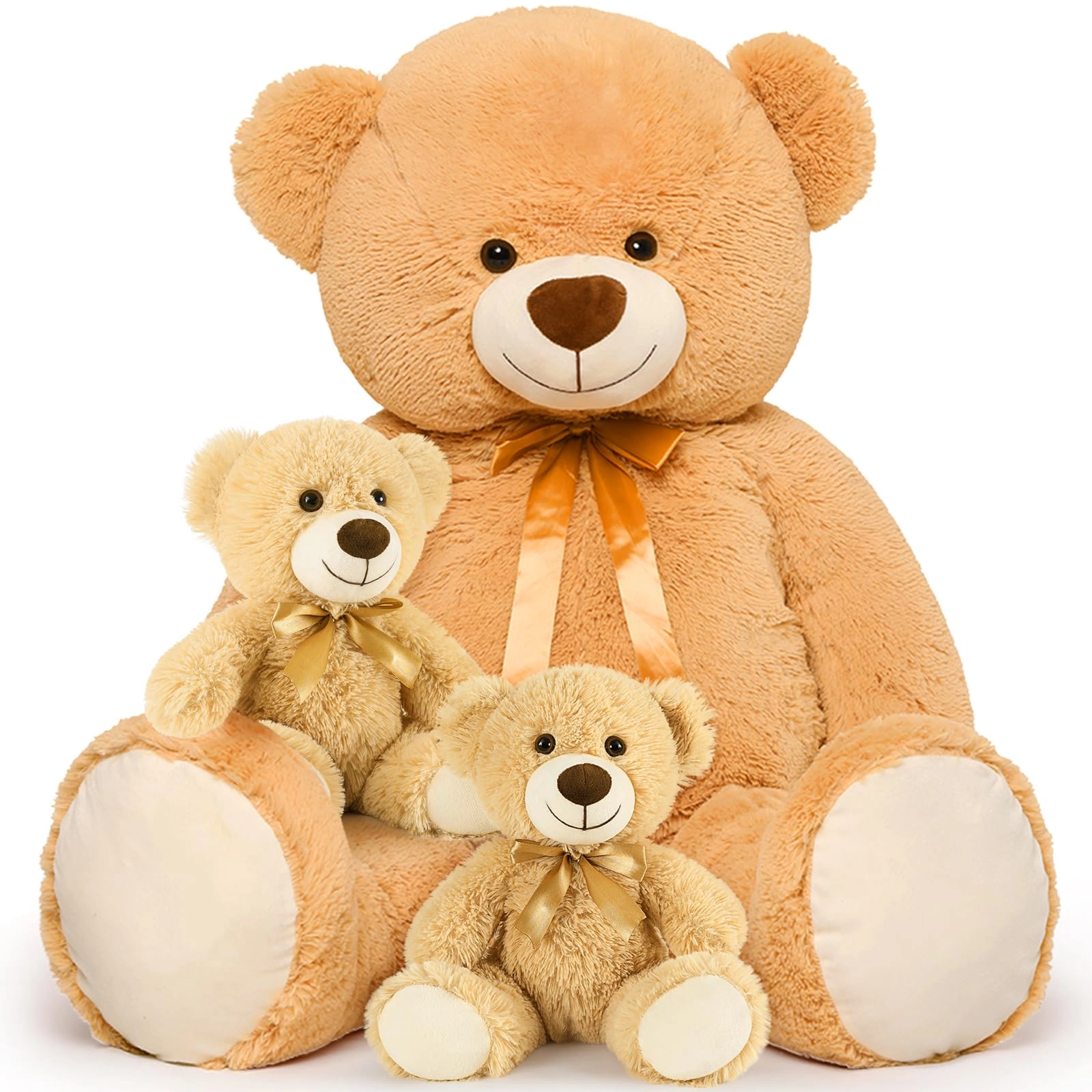 Suzhou Jinjieen Trading Co.Ltd Giant Teddy Bear with Baby - 39 inches Brown