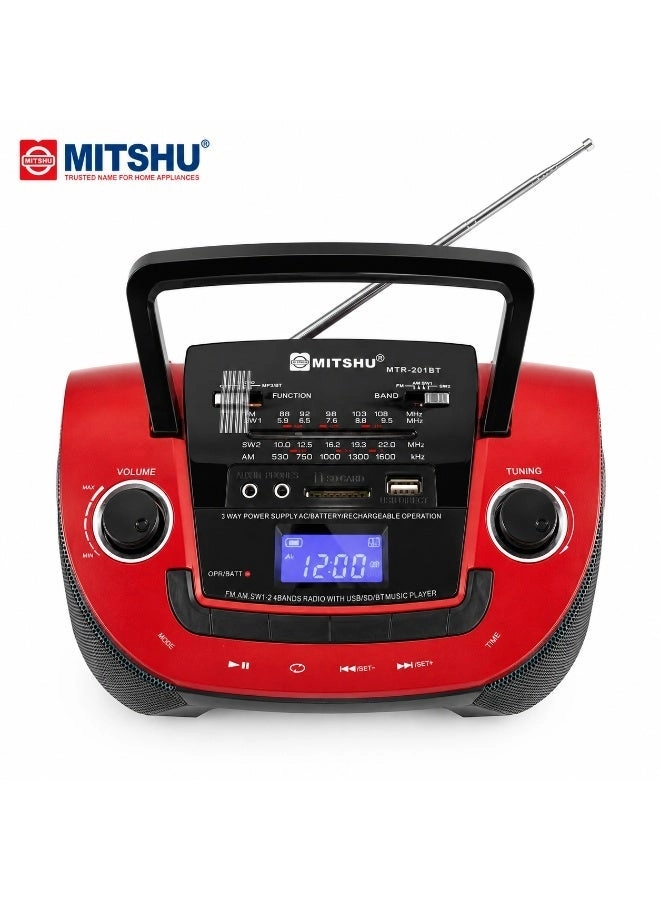 MITSHU MTR-201BT - Portable