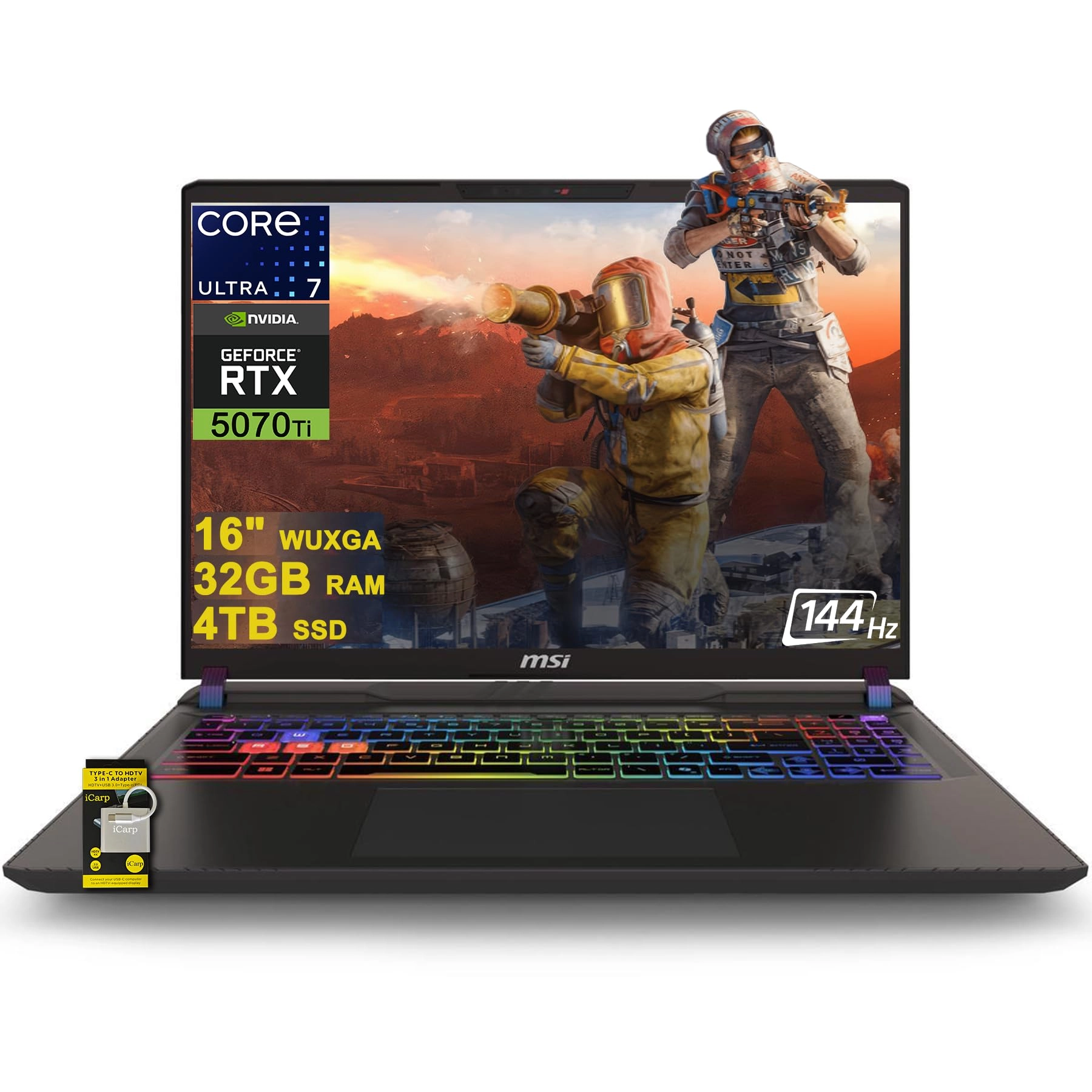 MSI Vector 16 HX AI - 16'' 255HX 32GB DDR5 4TB SSD