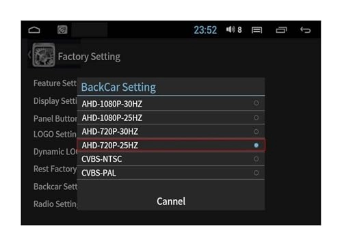 Rear View Camera Fisheye - Night vision Wired 1080P