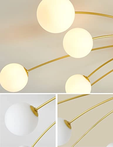 Sputnik Chandelier - white light neutral light warm light