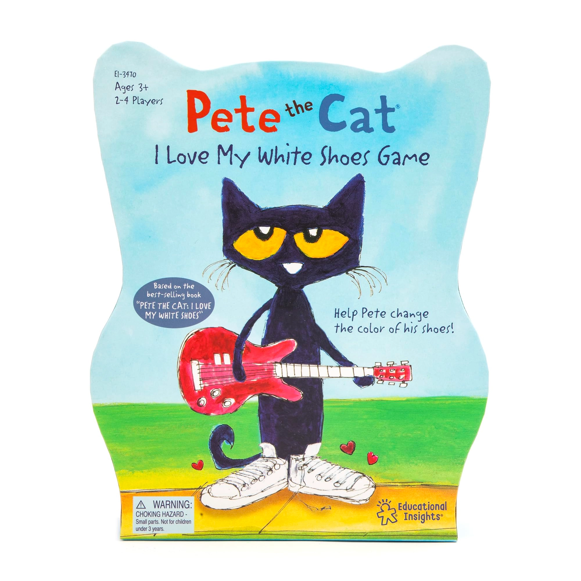 Educational Insights PETE THE CAT I LOVE MY WHITE SHOES GAME - 3+ 1 pieces