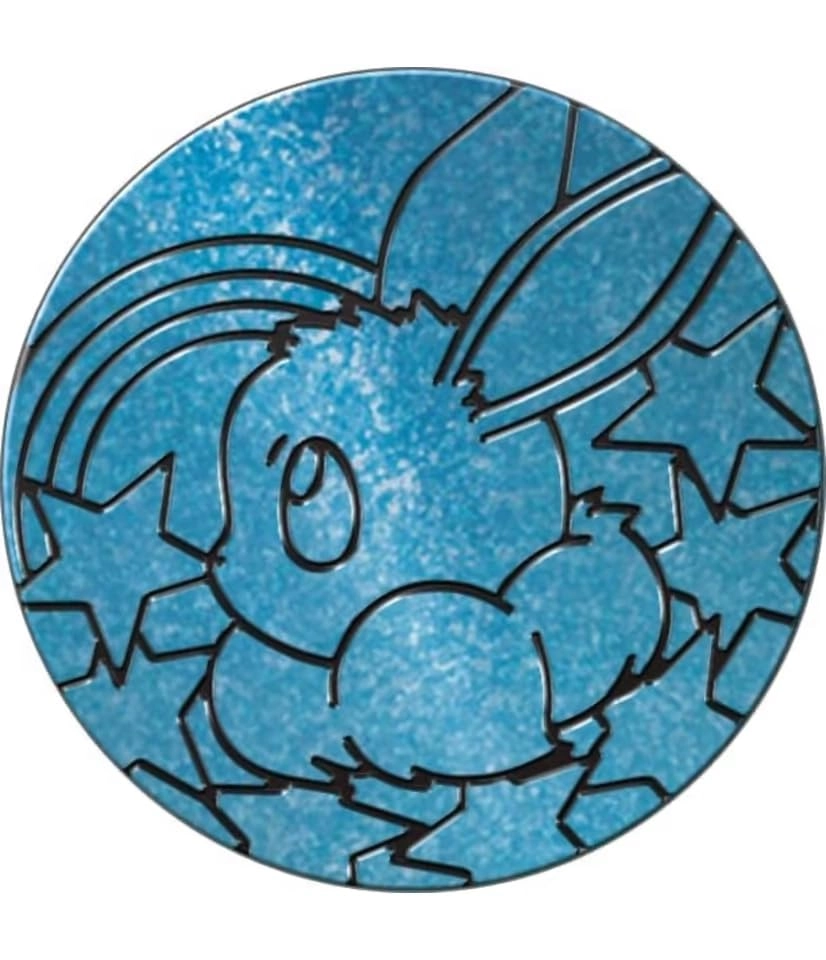 BB-Toy-Trades Pin Flipping Coin - Prismatic Developments Eevee Light Blue