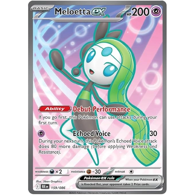 Pokémon Pokemon Meloetta ex 159/086 - 1pcs