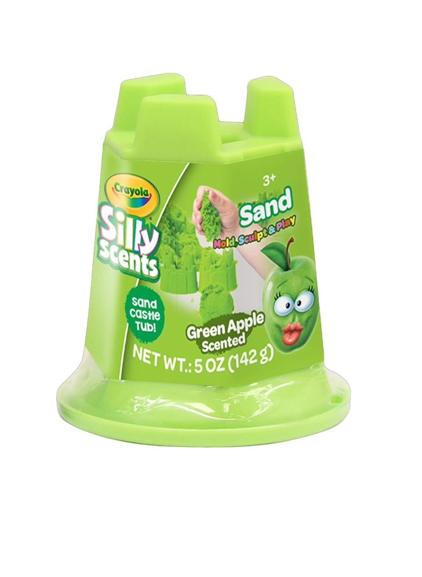 Crayola Silly Scents Sand - 5oz Strawberry Green Apple Blue
