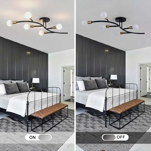 Ceiling Lamp - E27 6 Lights