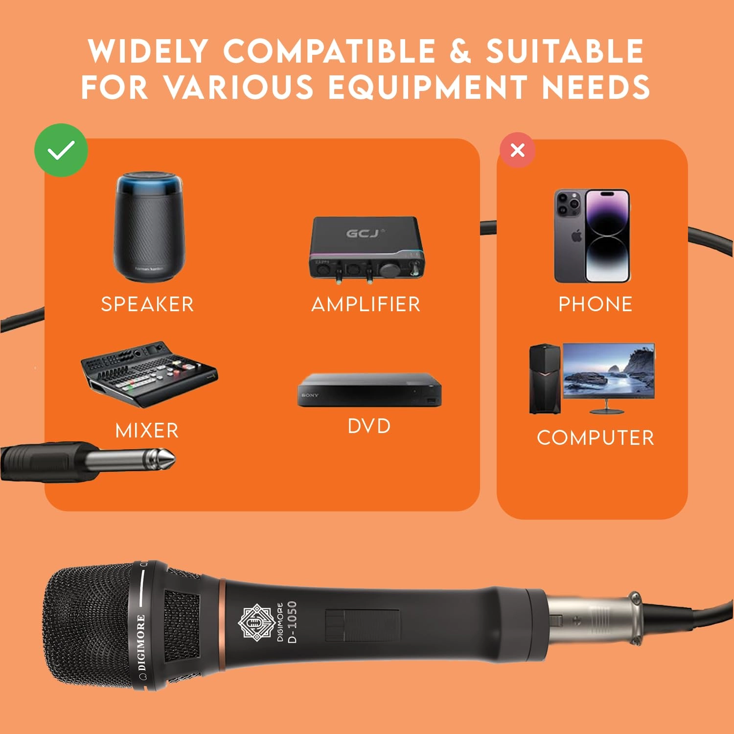 D-1050 XLR Microphone