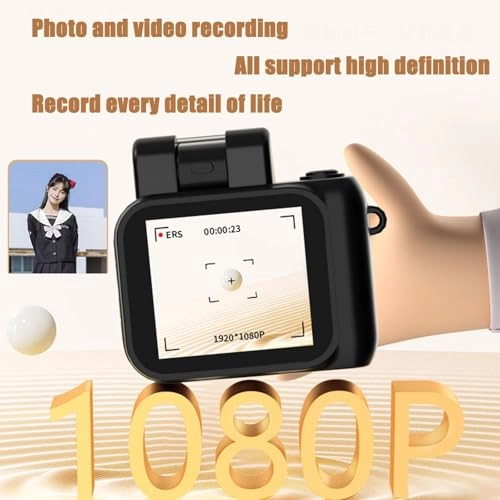 Mini Digital Camera - 1080p LED Flashlight Black