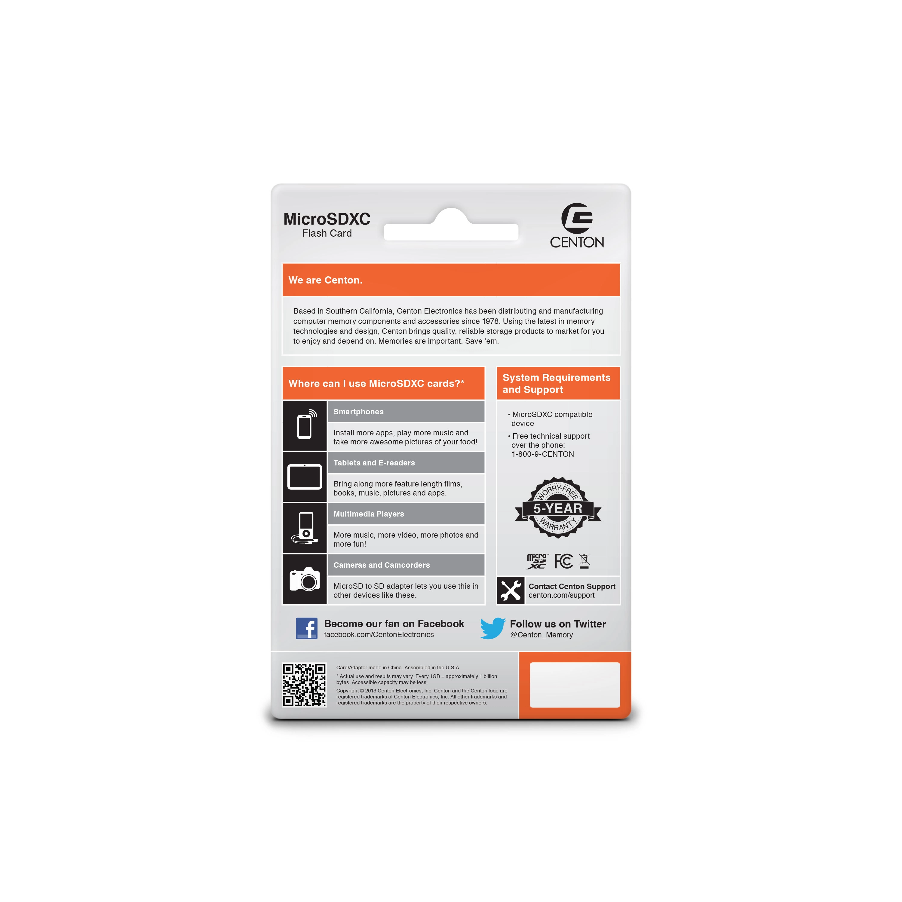 Micro SDXC Memory Card - 64GB
