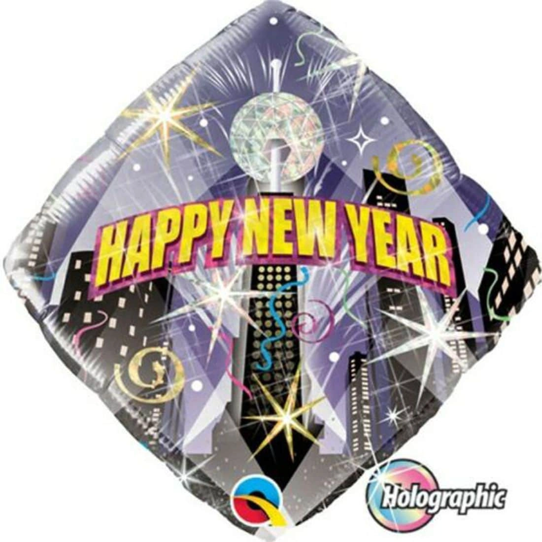 Party Zone New Year Party Countdown Foil Balloon - 18-Inch Multicolour
