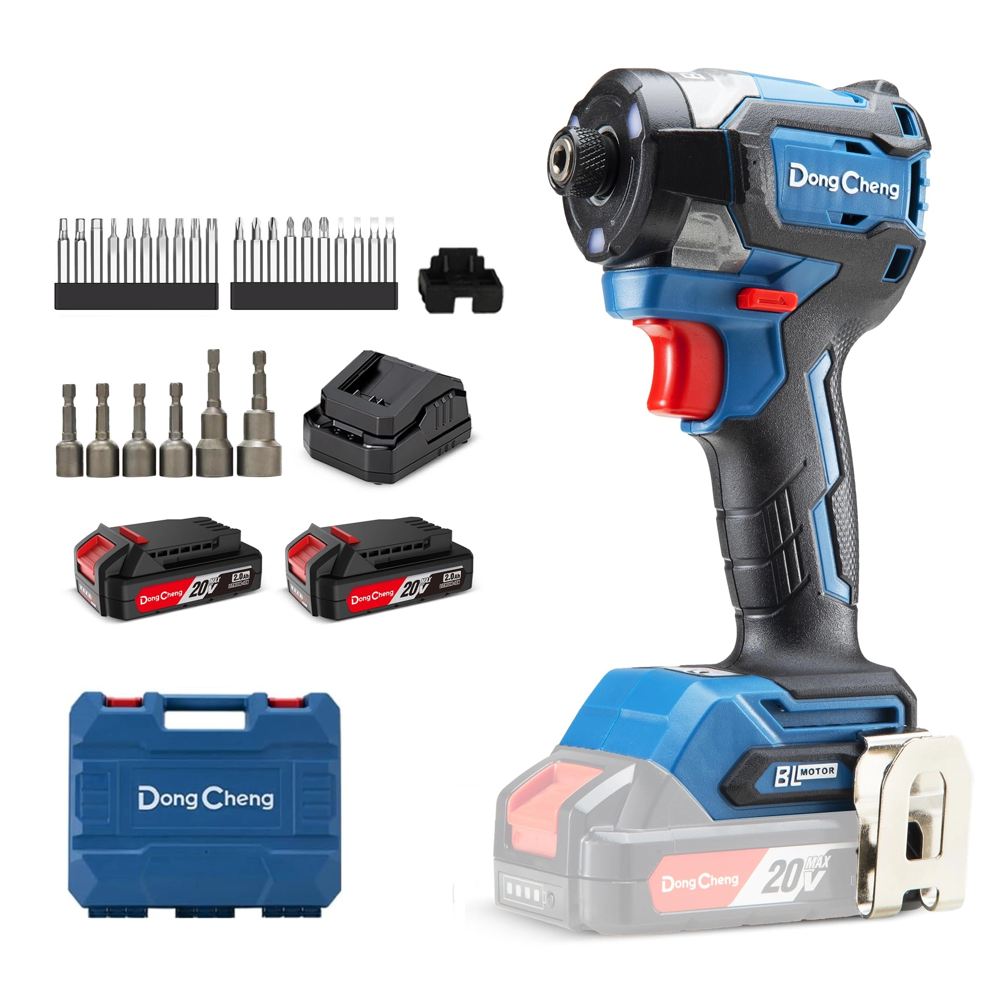 Dong Cheng Impact Driver - 2 2.0 Ah Batteries
