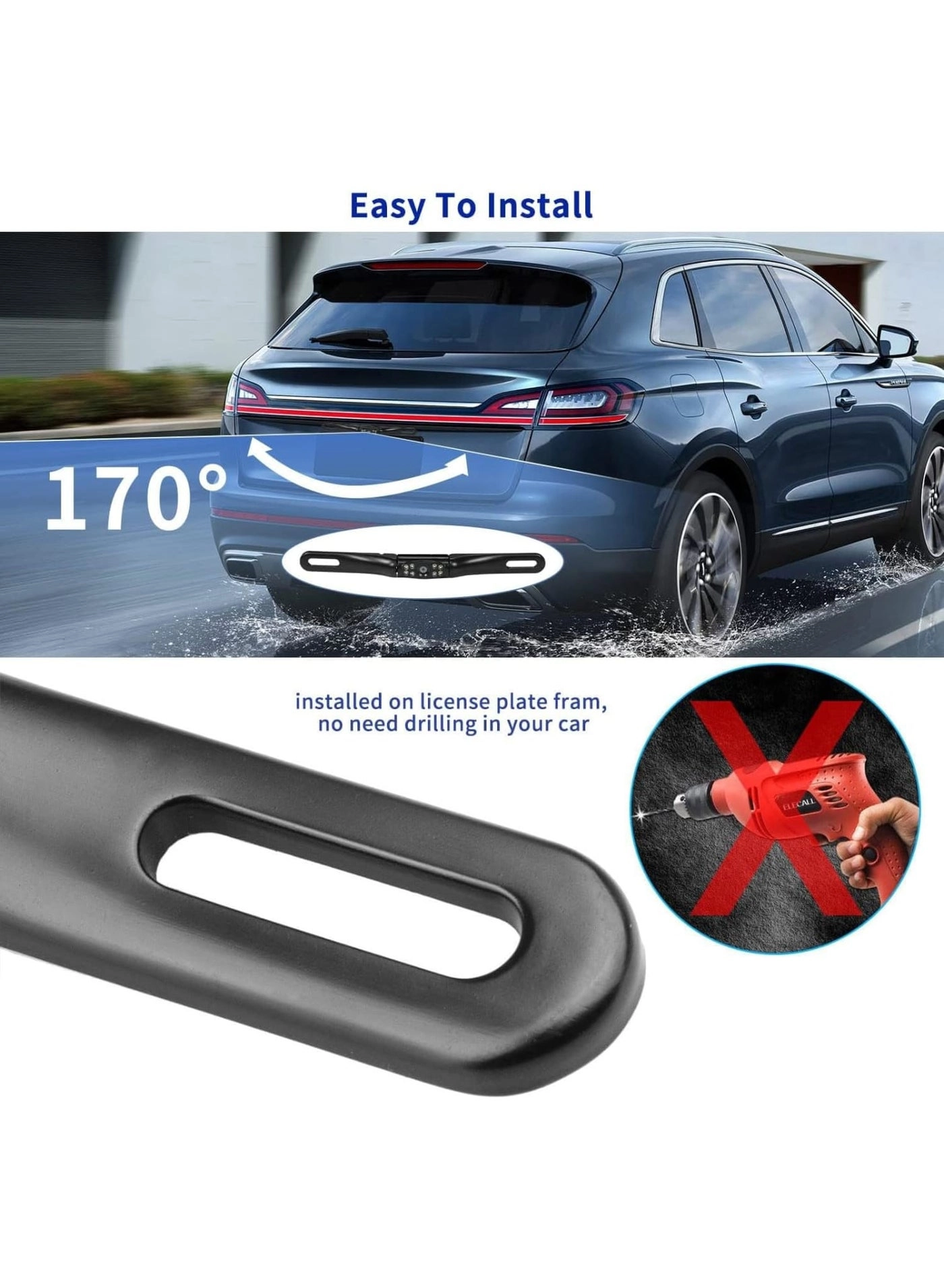 HD Backup Camera - Night vision 480P