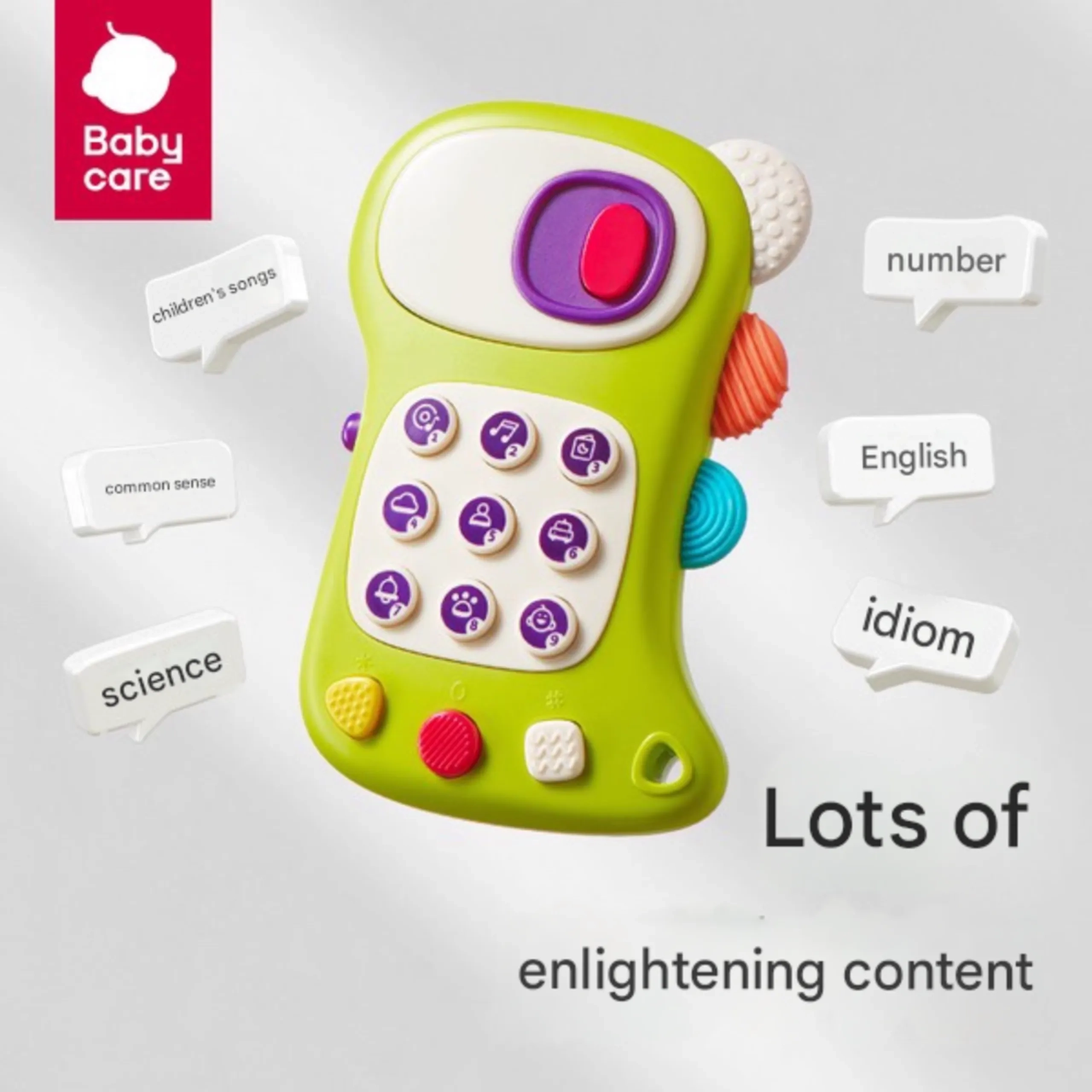 Cartoon Music Smart Remote Toy - Suitable for 12 months and above