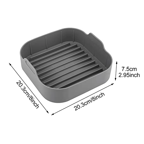 Square Silicone Air Fryer Basket - 1 PC