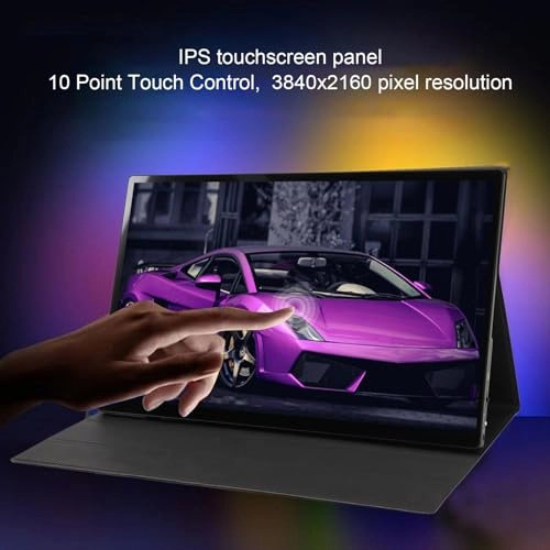 Portable Monitor - ASHATAzf2mk4rgnt 15.6 Inch 3840 x 2160P