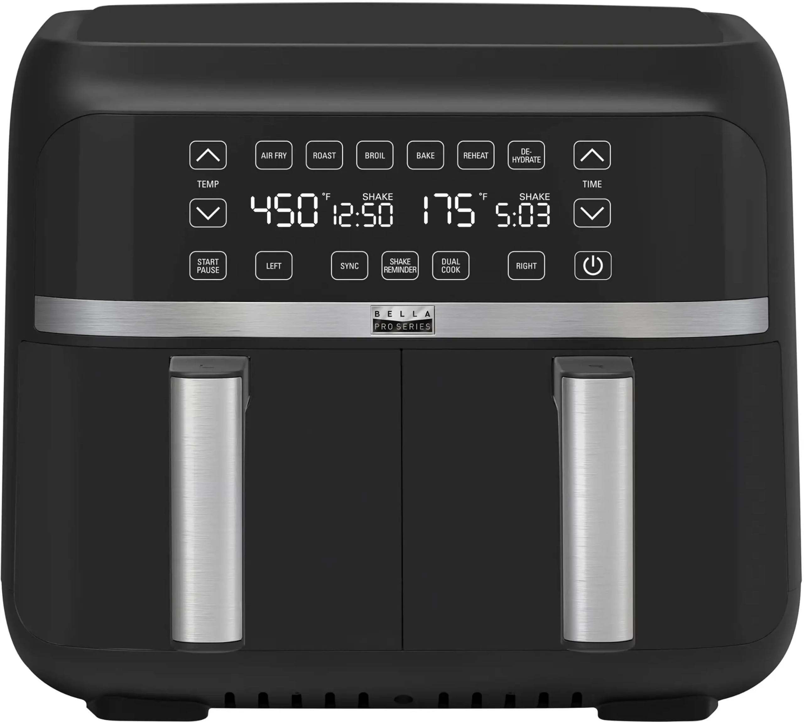 BELLA Dual Basket Air Fryer 17846