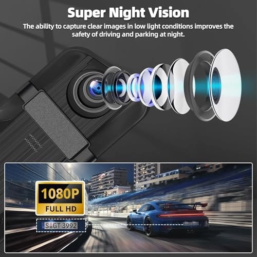 Mirror Dash Cam - 1080p