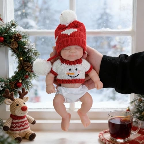 Pascale Reborn Baby Doll - 8 inch Silicone Ages 3+