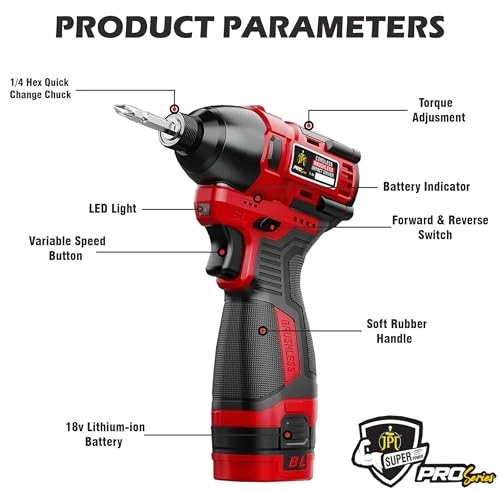 Pro Series Compact Impact Driver - 1.5 Amp Hours