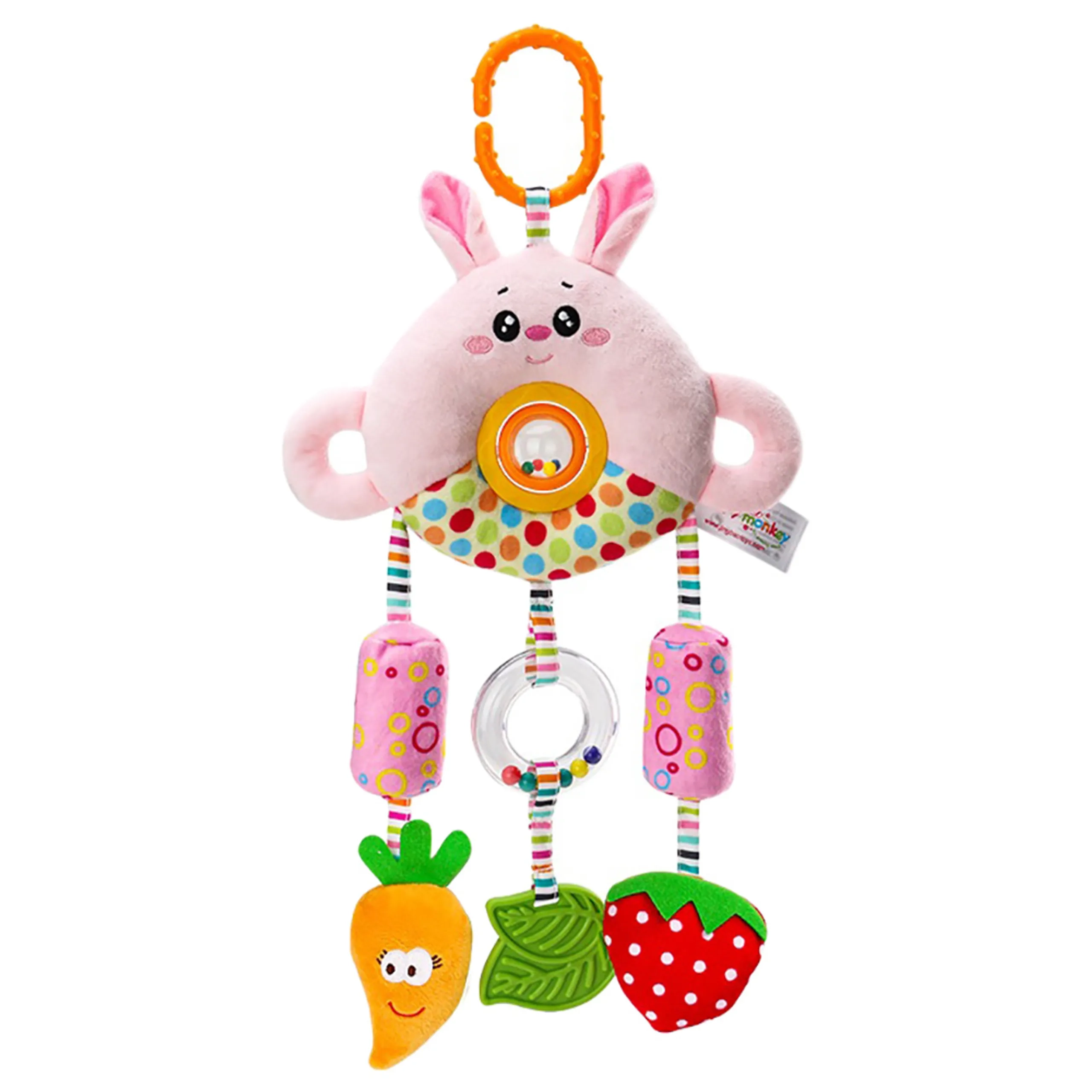 Soft Dreams Hanging Rattle Soft Toy - Suitable for 6 months & above