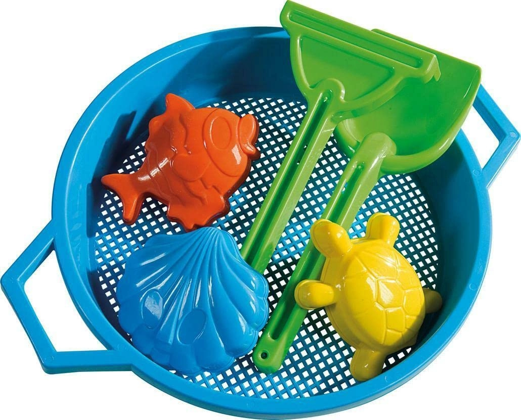 Simba Sand Sifter and Beach Toy Set - 6-Piece 11.5-inch