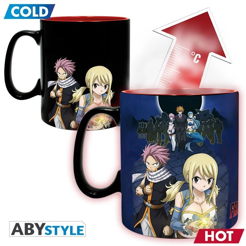 Fairy Tail Natsu & Lucy Mug - Heat Change 460 ml