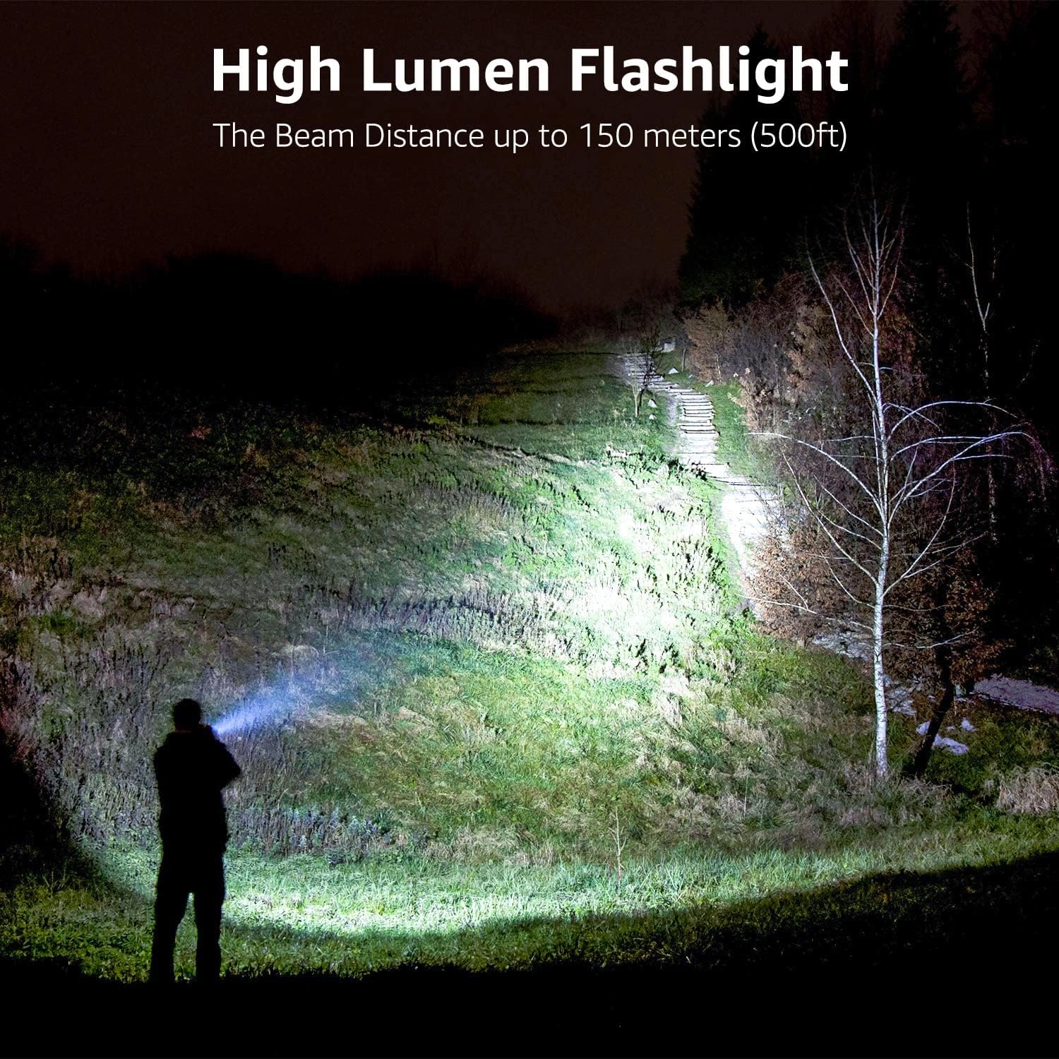 LED Flashlight - 140lm Adjustable Focus Pack