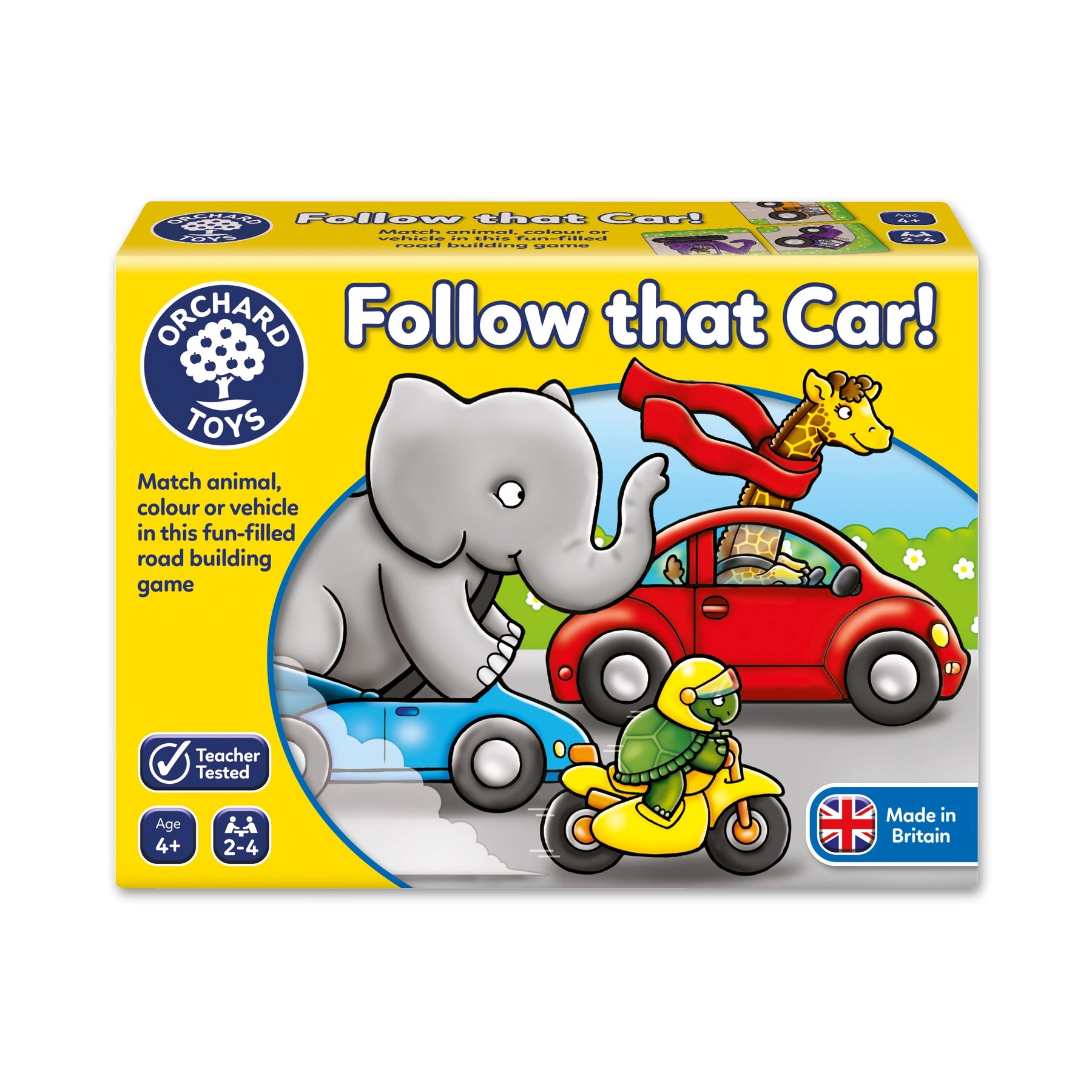 Orchard Toys Follow That Car! - 4 years + 1 pieces