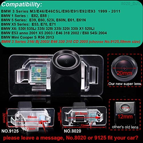 HD Color CCD Waterproof Vehicle Car Rear View Backup Camera - 628 x 586 Pixels