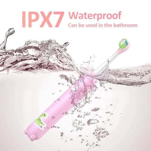 Children's Electric Toothbrush - 2 Minute Timer IPX7 Waterproof