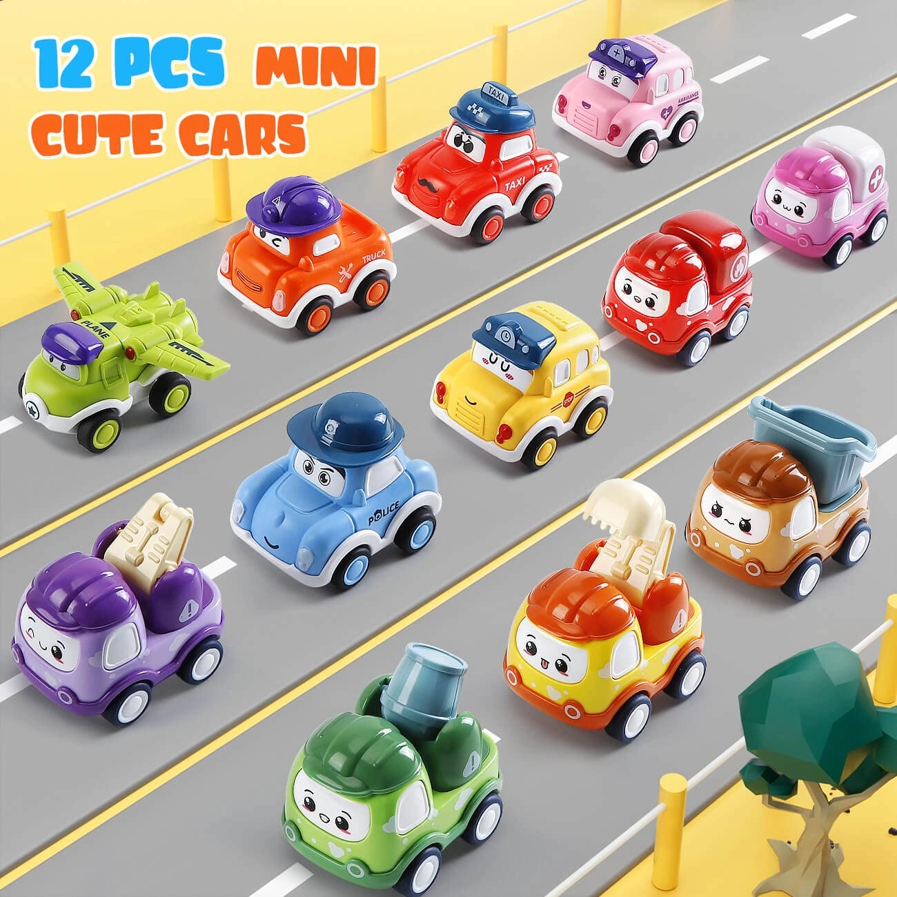 Mini cars - 12 Pack