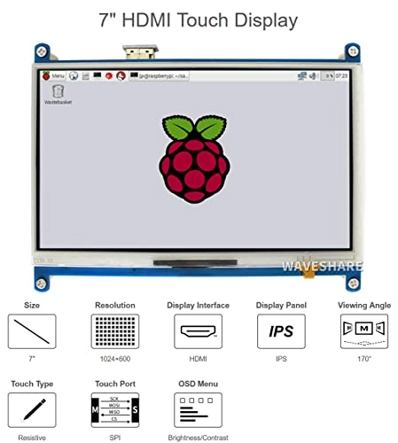 7inch HDMI LCD - 7 Inches 1024x600