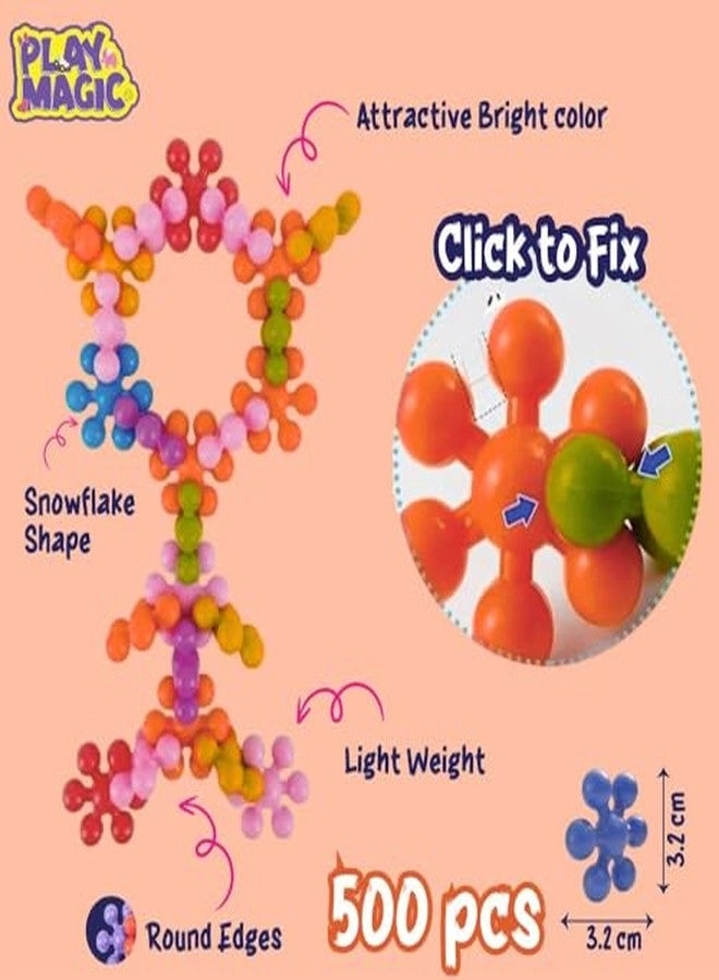 Star Interlink Constrution Play - 500 pcs