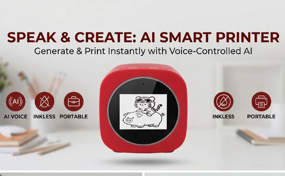 AI Voice Control Printer - Thermal Printing 57mm