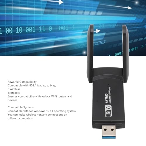 USB-WIFI-6 adapter - 2.4 GHz 5 GHz USB 3.0