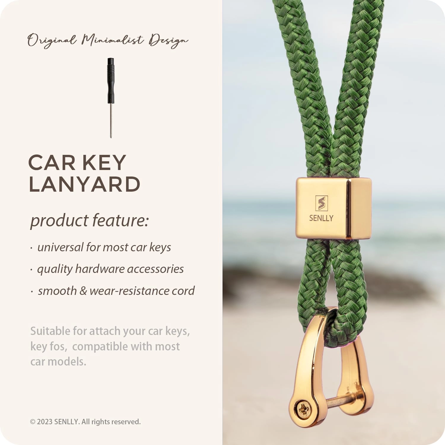 Car Keychain - Stretchy Elastic