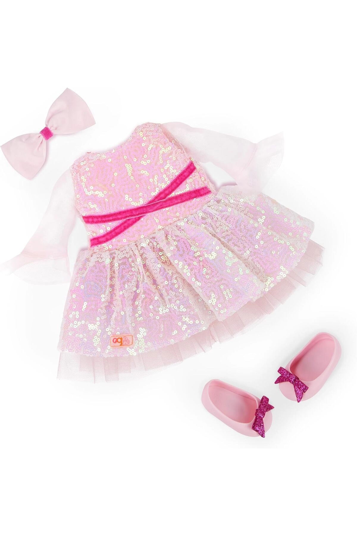 Katia Holiday Doll - 18-inch Soft-bodied Sequin Dress Ages 3+