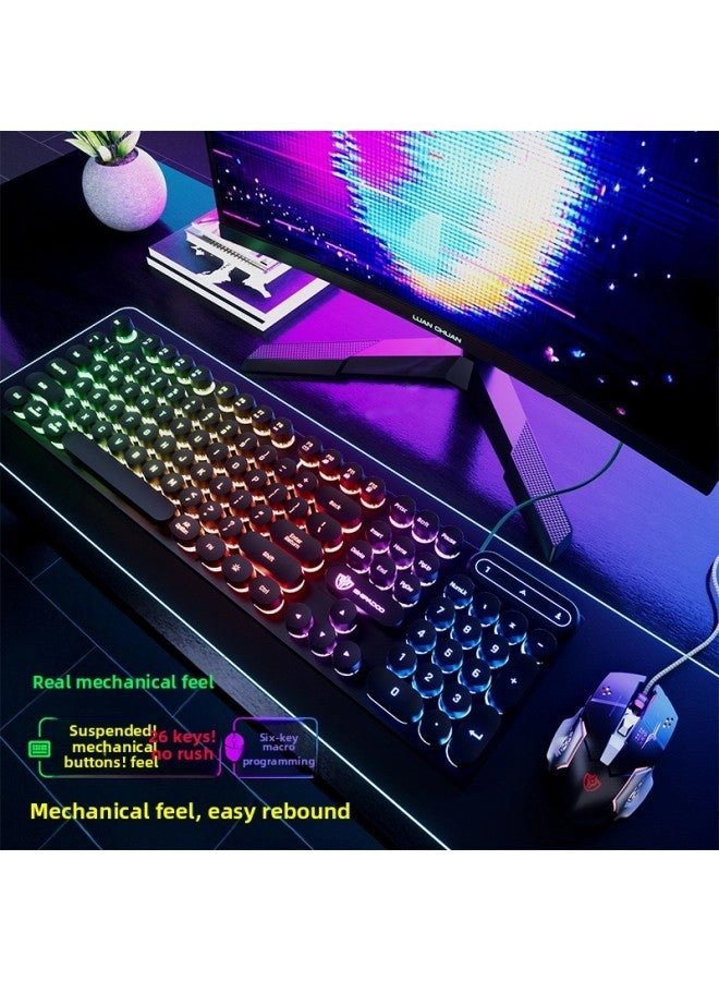 Mechanical Feel - Wired + E-sports Mouse