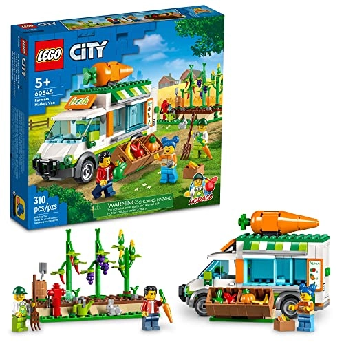 LEGO City Farmers Market Van (60345) - LEGO® CITY