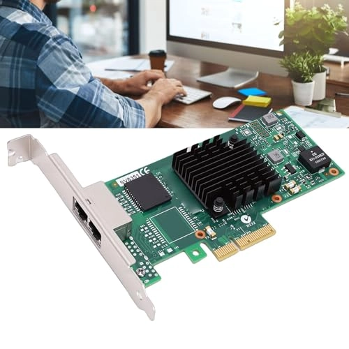 Gigabit Dual RJ45 Ports NIC - PCIE 2.0 X4 Ethernet