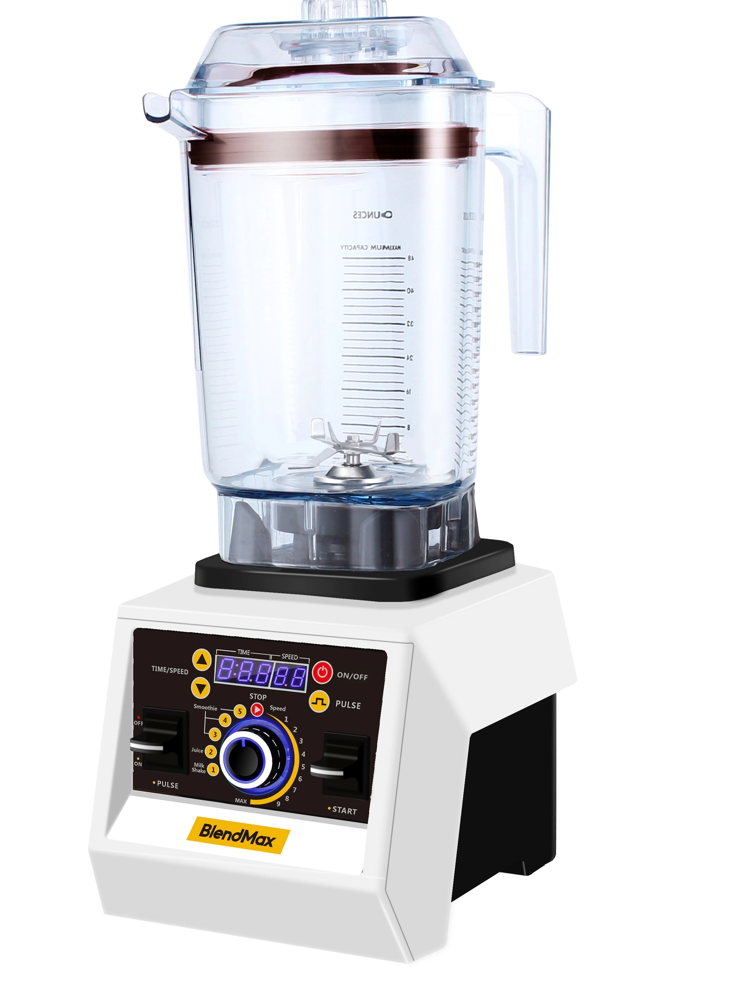 BlendMax Professional Smoothie Blender - 5 Speeds Digital display