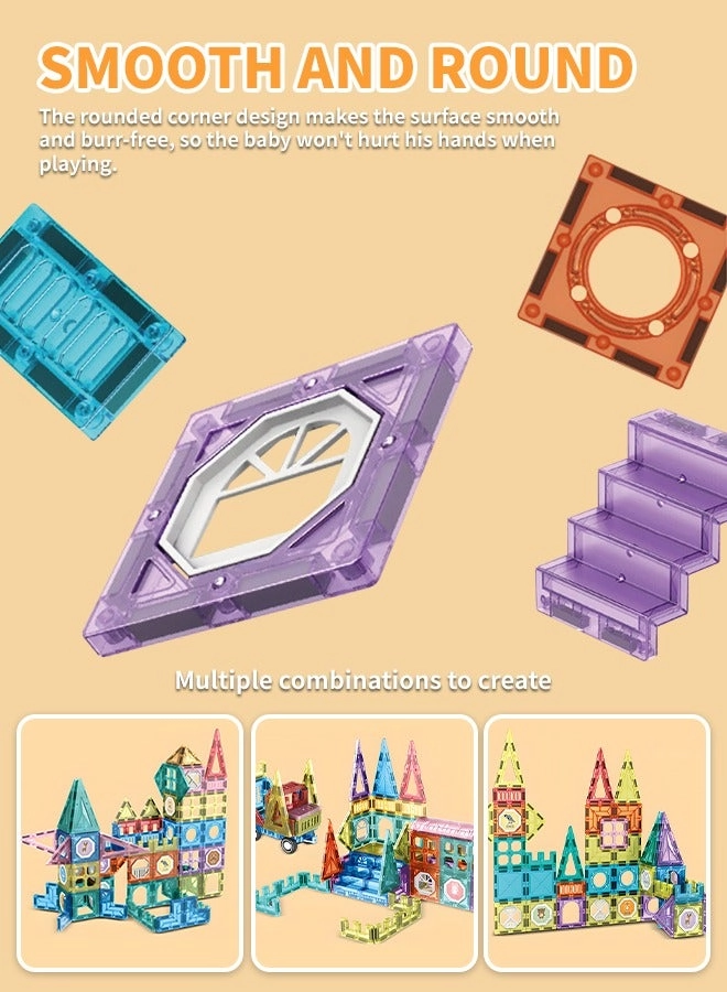 Magnetic Building Blocks - 108pcs