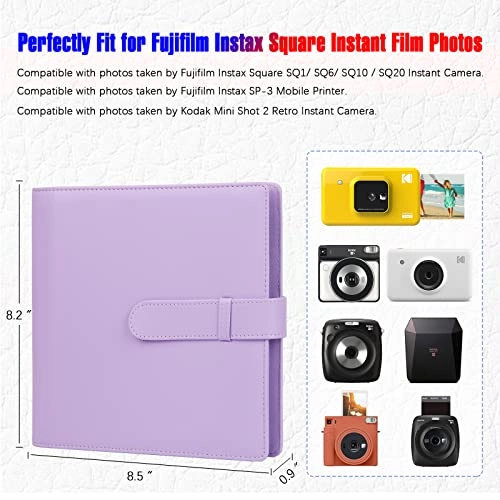 Instax Square 288 Pockets Faux Leather Photo Album