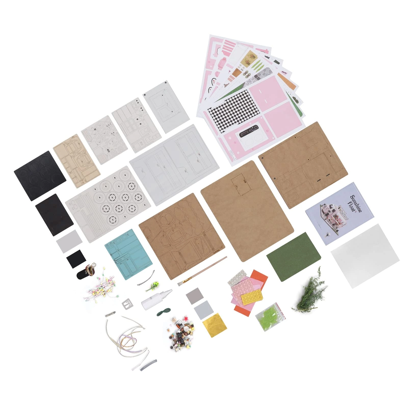 XBAILAZ DIY Miniature Dollhouse Kit